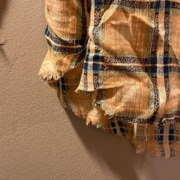 EUC🔹️Med Free People Hand Dyed Oversized Button-down - Picture 6 of 7